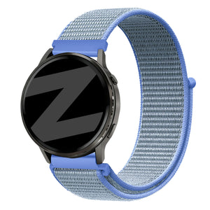 Bandz Bracelet nylon Garmin Vivomove Trend (bleu clair)