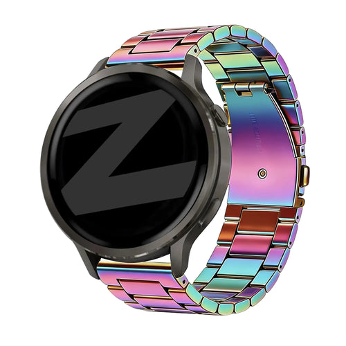 Bandz Bracelet acier 'Classic' Garmin Vivomove Sport (nacré)