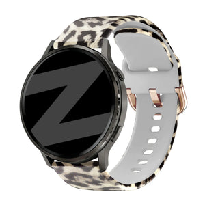 Bandz Garmin Vivomove Style Silicone Strap 'Lucky Leopard'