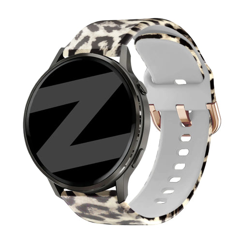 Bandz Garmin Vivomove Style Silicone Strap 'Lucky Leopard'