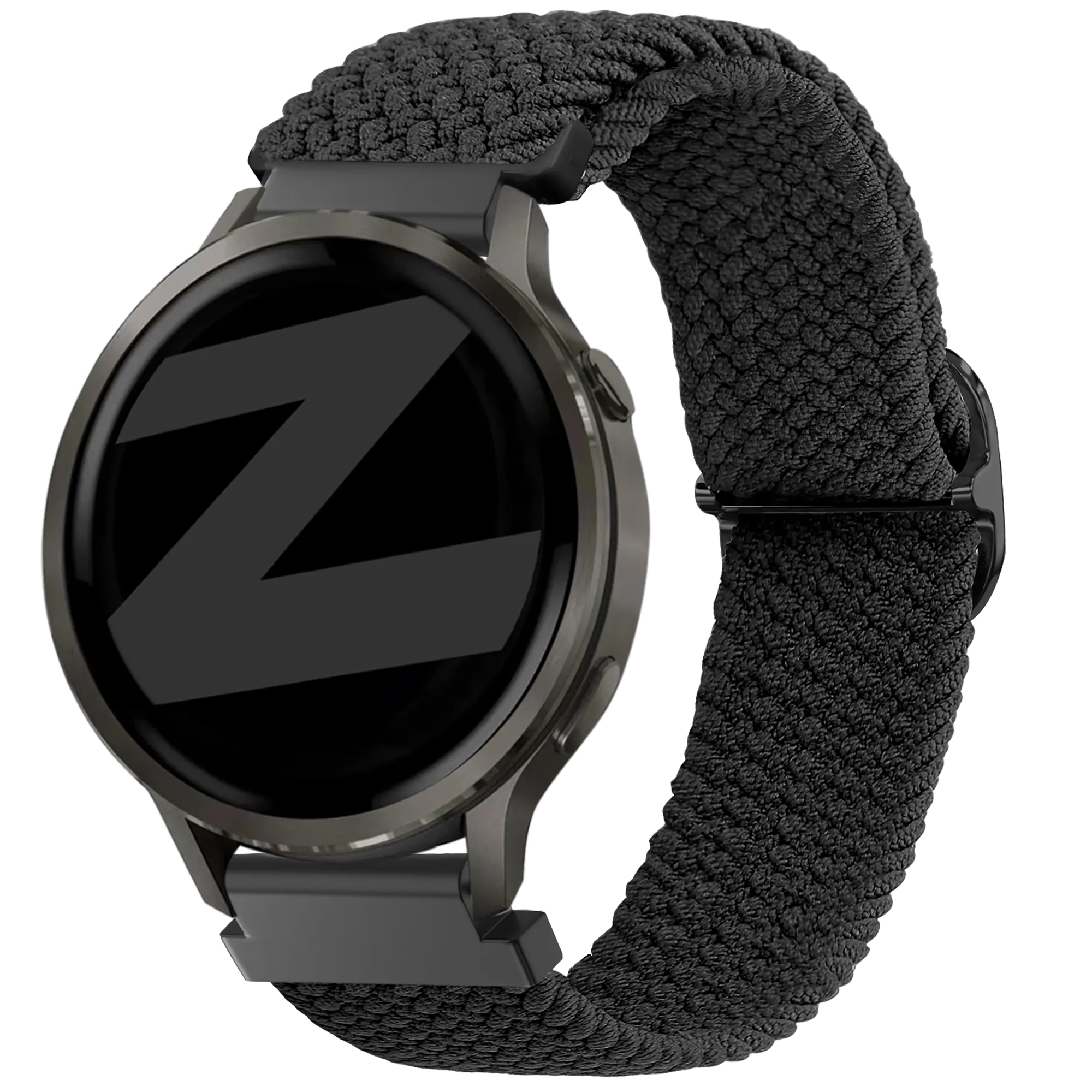 Bandz Bracelet tressé réglable Garmin Forerunner 265s (noir)