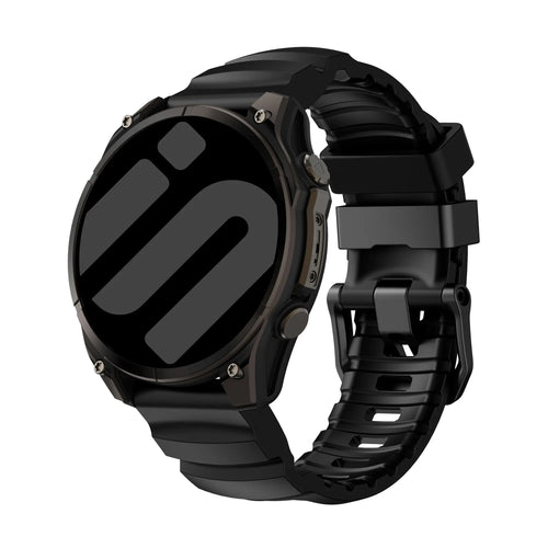 Amazfit T-Rex Ultra 2 Trail Silicone Strap (Black)
