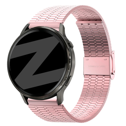 Bandz Bracelet acier ajustable Garmin Approach J1 (rose sable)