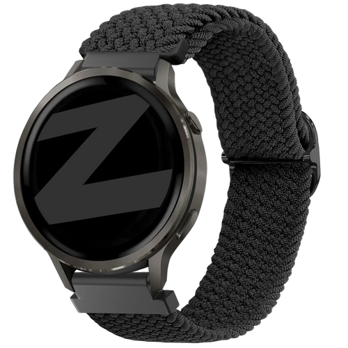 Bandz Bracelet tressé réglable Garmin Forerunner 255s (noir)