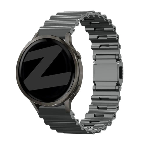 Bandz Bracelet acier premium 'Ocean' Coros Apex 4 - 42mm (graphite)