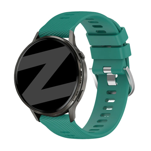 Bandz Garmin Forerunner 255s Silicone Strap 'Deluxe' (Viridian)