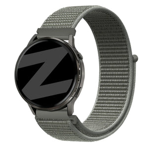 Bandz Bracelet nylon Garmin Vivomove HR (gris-vert)