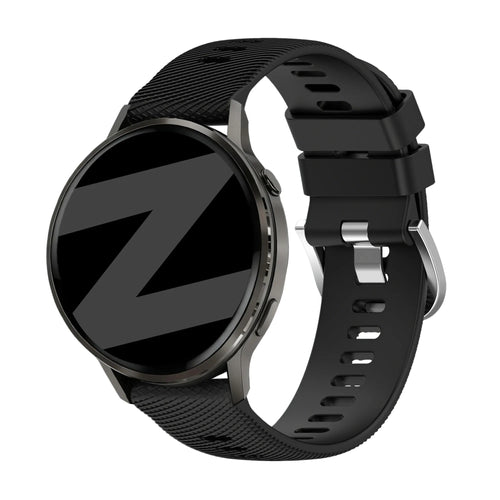Bandz Bracelet silicone 'Deluxe' Garmin Venu 3s (noir)