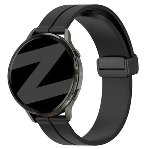 Bandz Garmin Vivoactive 5 Silicone Strap with D-Buckle (Black)