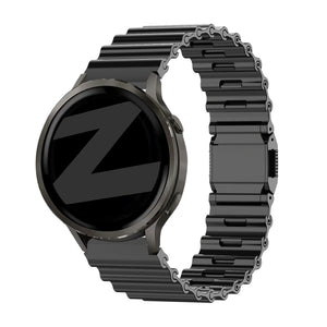 Bandz Bracelet acier premium 'Ocean' Huawei Watch Ultimate 2 (noir)