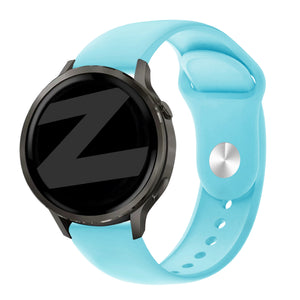 Bandz Bracelet sport 'Deluxe' Garmin Vivomove 3s (bleu clair)