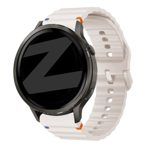 Bandz Bracelet silicone ondulé Garmin Venu 2s (lumière stellaire)