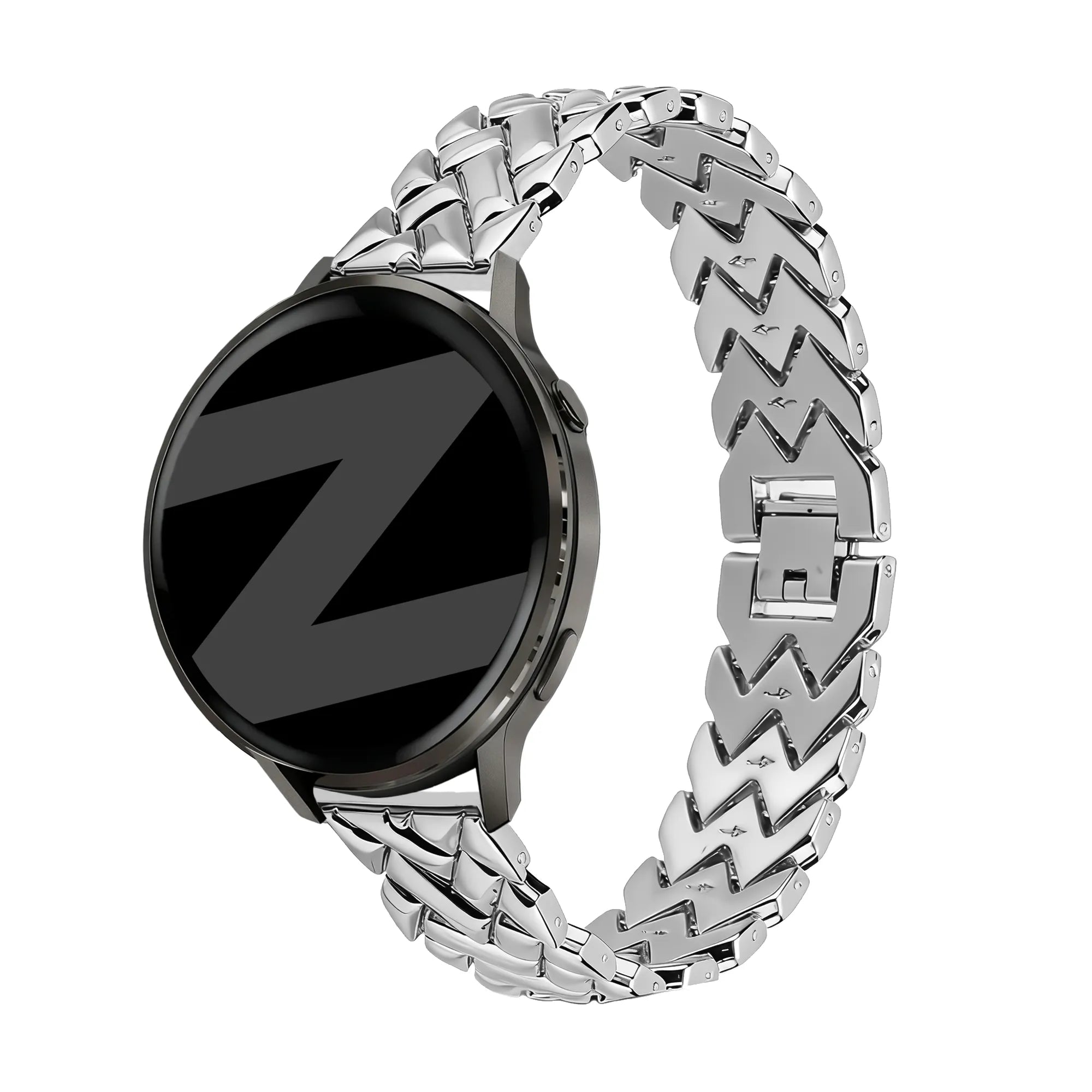 Bandz Bracelet metal 'V-Type' Oppo Watch X2 Mini (argent)