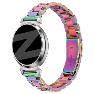 Steel Strap 'Classic', rainbow, on a watch, 3/4 front view