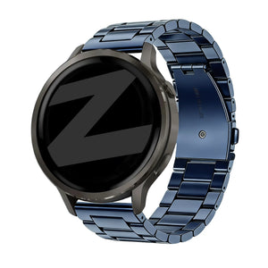 Bandz Bracelet acier 'Classic' Garmin Vivomove Sport (bleu)