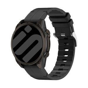 Garmin Forerunner 945 Leather Hybrid Strap (Black)