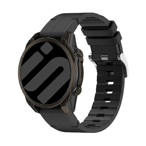 Garmin Forerunner 945 Leather Hybrid Strap (Black)