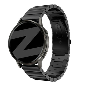 Bandz Bracelet acier 'One Bead' Garmin Vivomove Sport (noir)