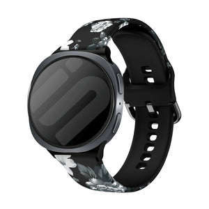 Samsung Galaxy Watch 8 Classic Grey Flower Strap