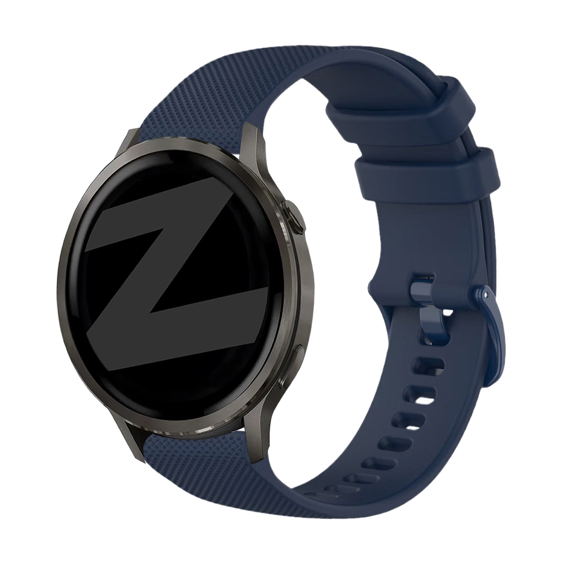 Bandz Garmin Forerunner 255 Silicone Strap 'Premium' (Dark Blue)
