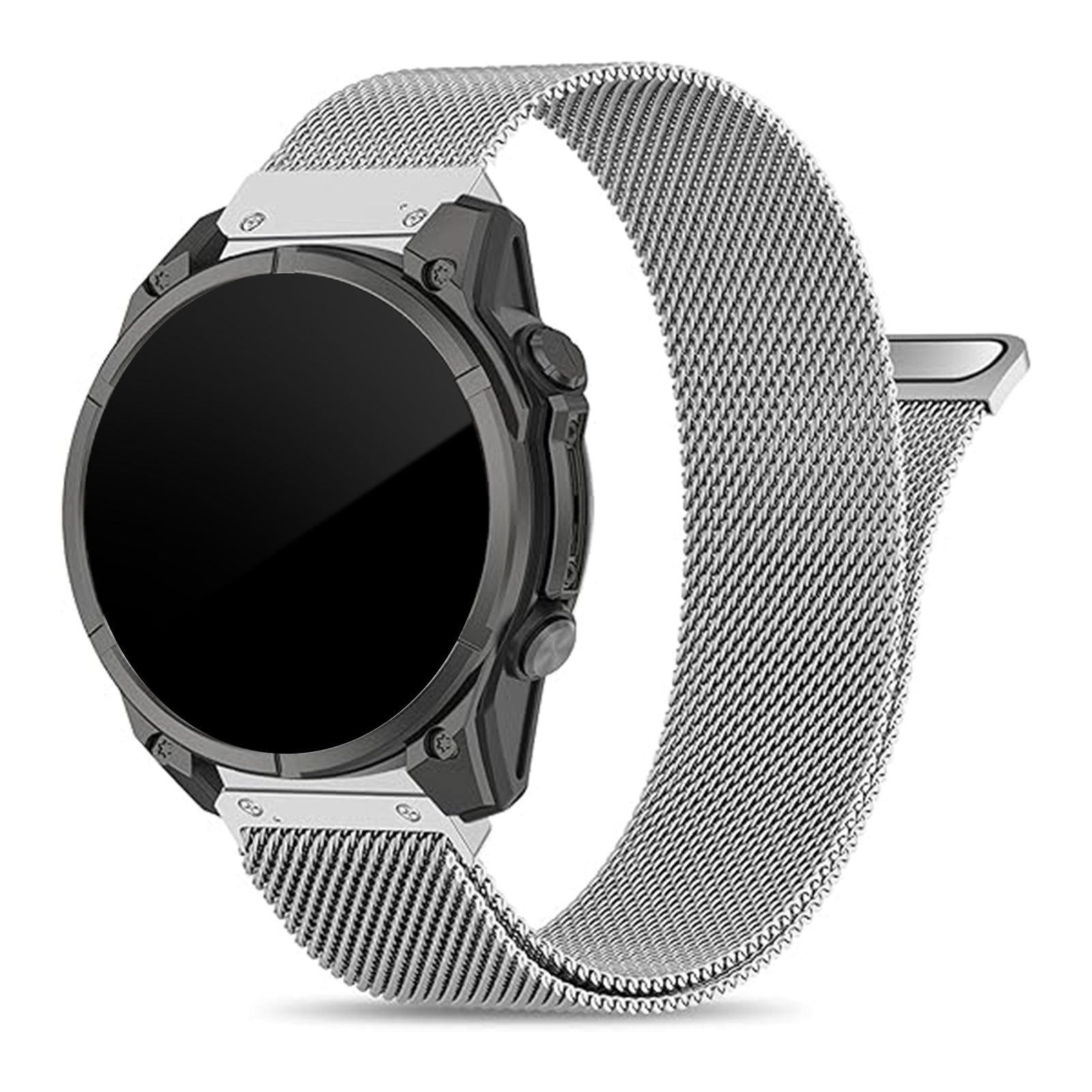 Garmin Descent Mk3i - 51mm Premium Milanese Strap (Silver)