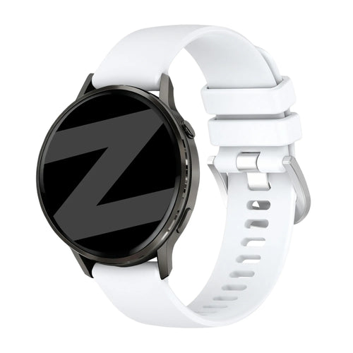 Bandz Bracelet silicone 'Classic' Garmin Vivomove 3s (blanc)