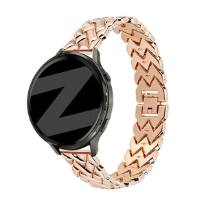 Bandz OnePlus Watch 3 - 43mm Metal Strap 'V-Type' (Rose Gold)