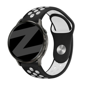 Bandz Garmin Venu 3 Sport Strap 'Deluxe' (Black/White)