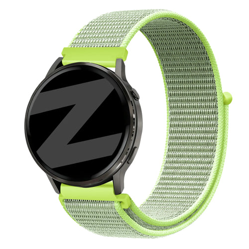 Bandz Bracelet nylon Garmin Venu 3s (jaune fluo)