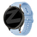 Bandz Bracelet silicone ondulé Garmin Venu 3s (bleu clair)