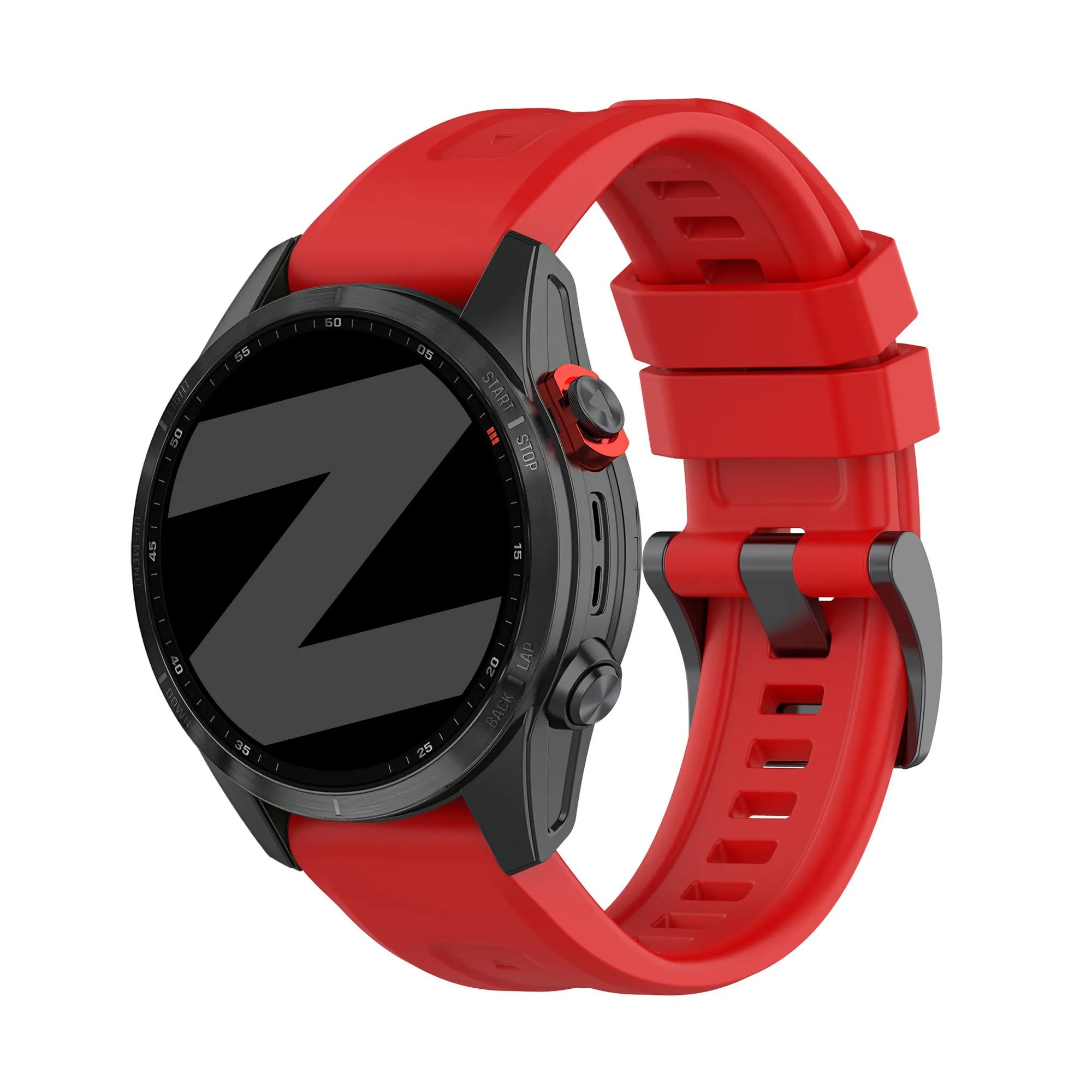Bandz Garmin Tactix 7 Silicone Strap 'Classic' (Red)