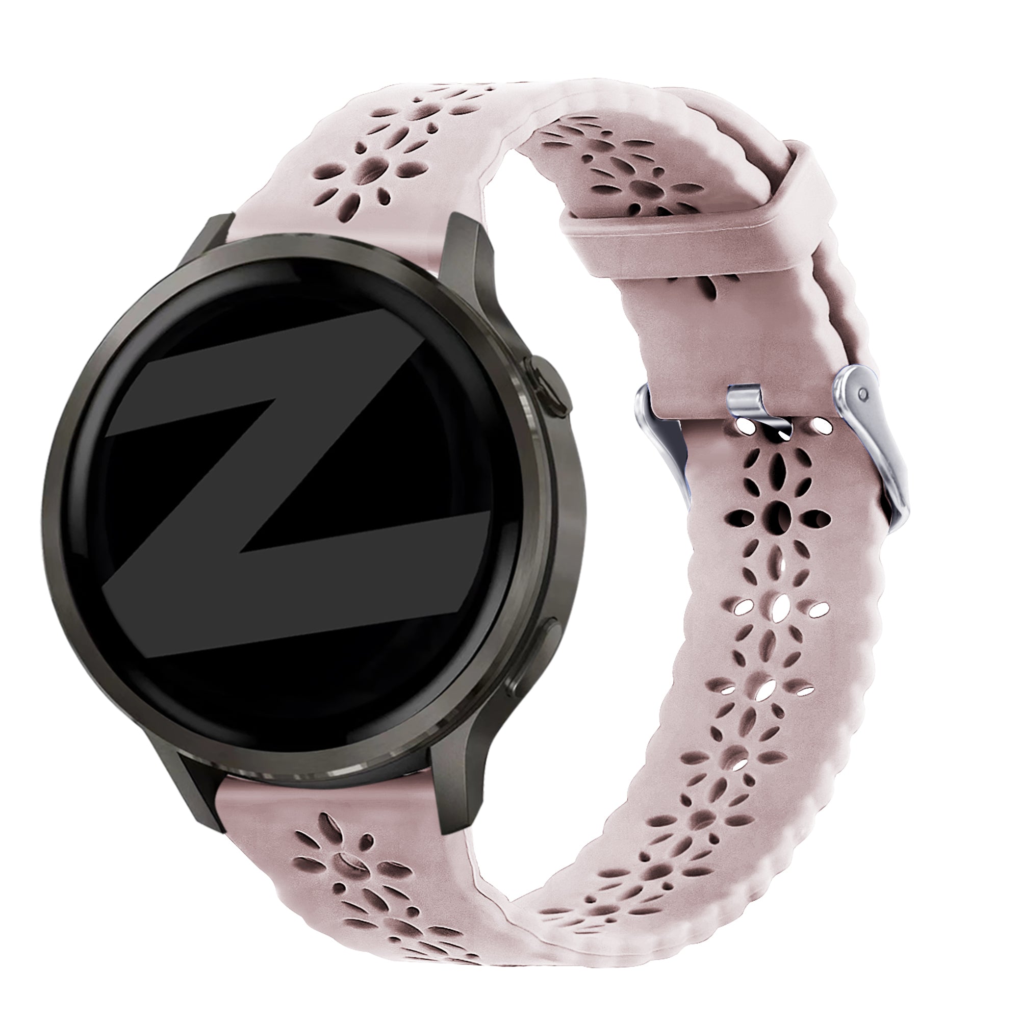 Bandz Garmin Vivomove Trend Silicone Strap 'Lace' (Pink)