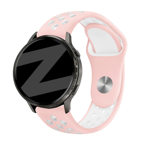 Bandz Garmin Approach S44 Sport Strap 'Deluxe' (Pink/White)
