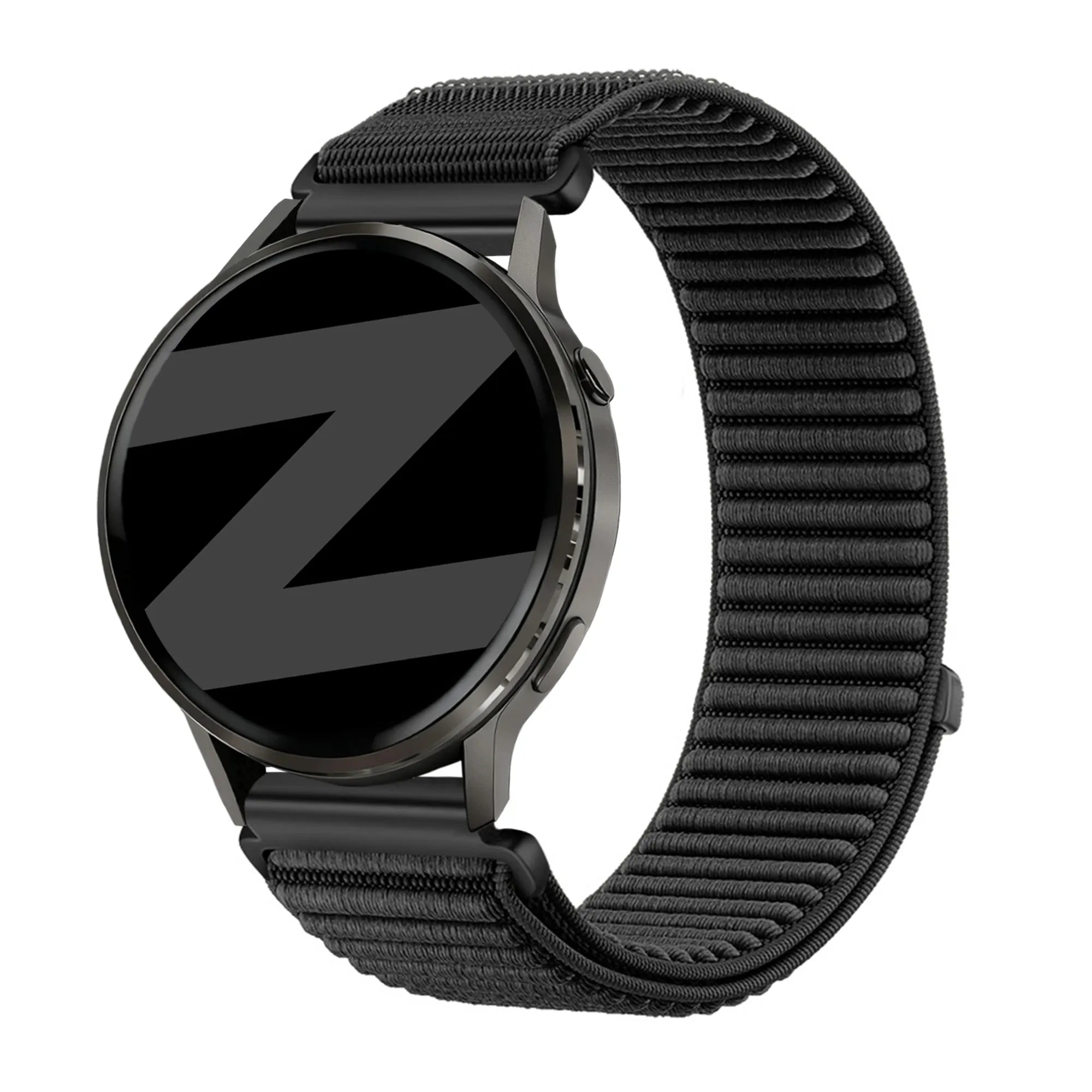 Bandz Garmin Forerunner 265s Nylon Strap 'Wave' (Black)