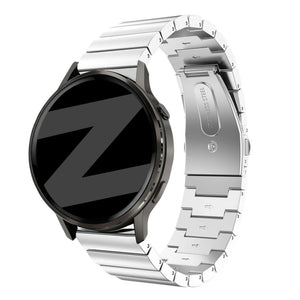 Bandz Bracelet acier 'One Bead' Garmin Vivomove Style (argent)