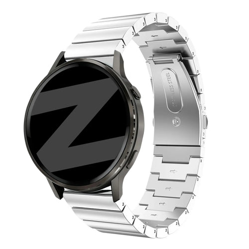Bandz Bracelet acier 'One Bead' Garmin Vivomove Style (argent)