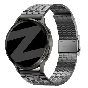Bandz Bracelet acier ajustable Garmin Approach J1 (noir)