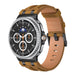 Bracelet cuir solide Samsung Galaxy Watch 9 - 40mm (marron)