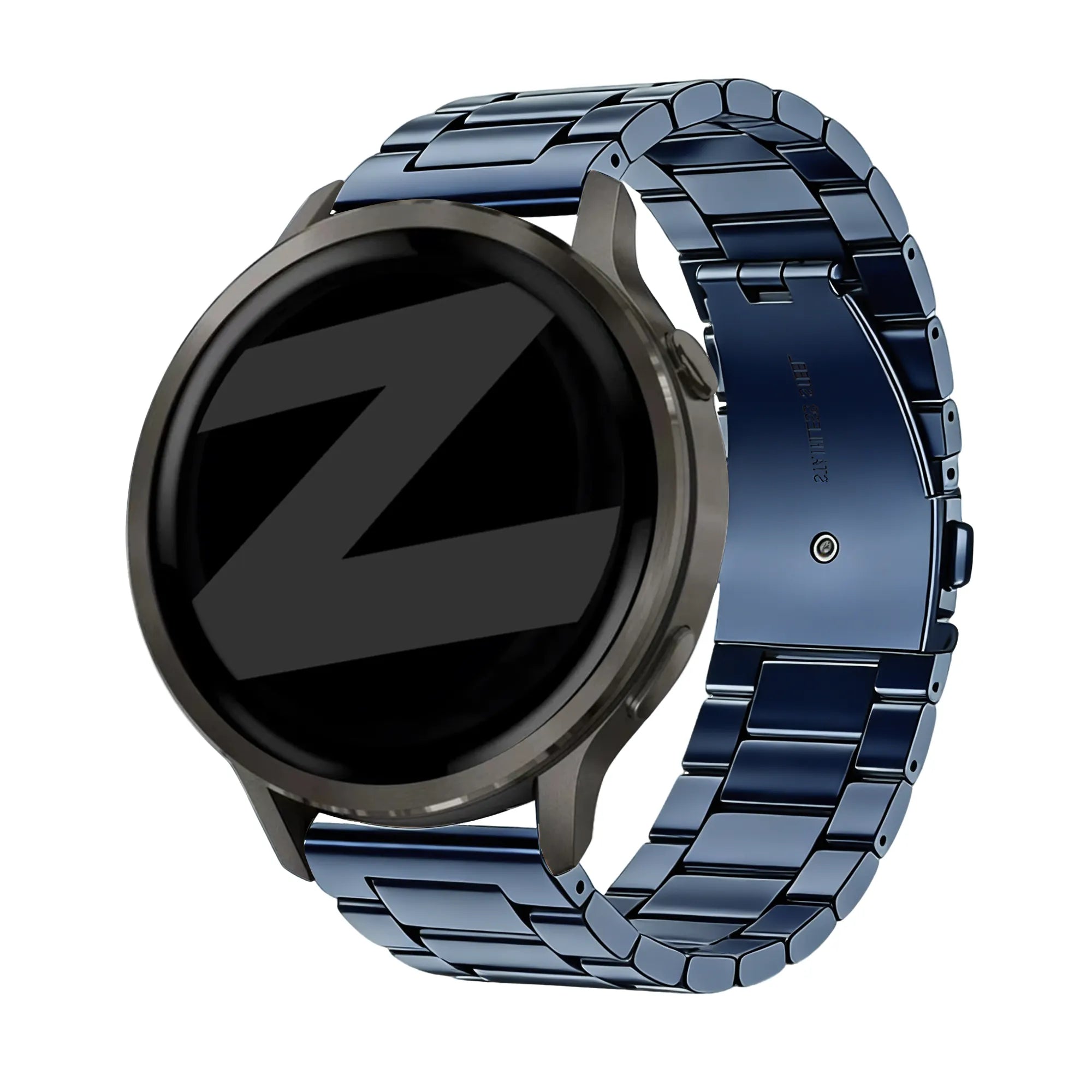 Bandz Bracelet acier 'Classic' Garmin Forerunner 570 - 47mm (bleu)