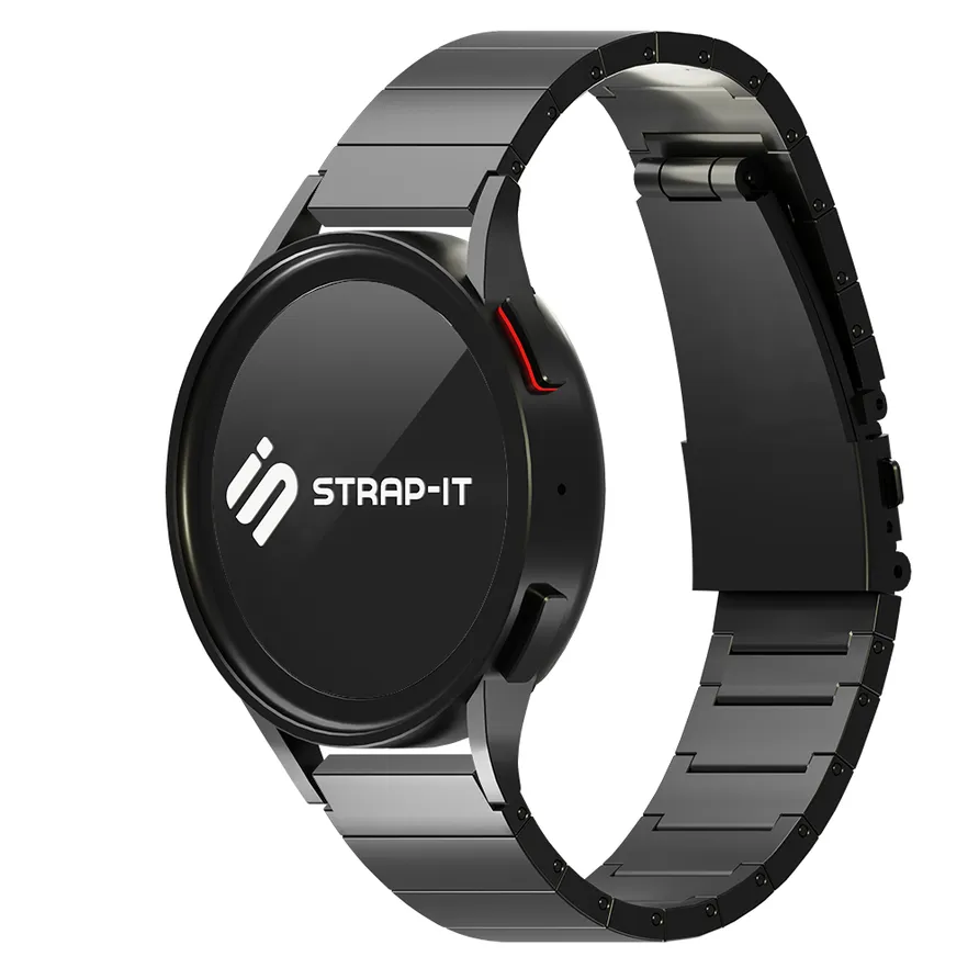 Bracelet titane 'Deluxe' Suunto Nautic S (noir)