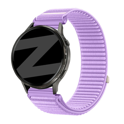Bandz Bracelet nylon ondulé Garmin Venu SQ 2 (mauve)