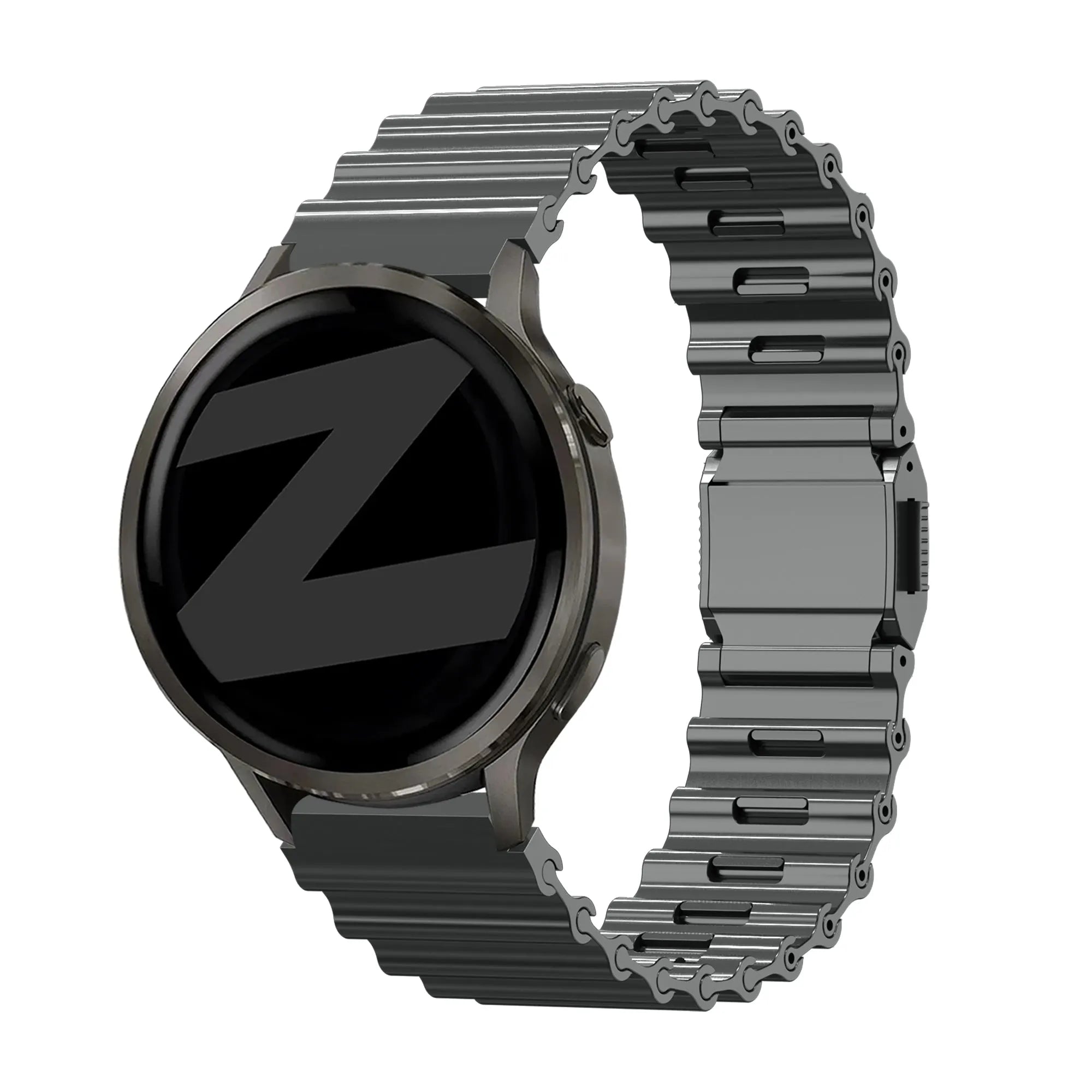 Bandz Bracelet acier premium 'Ocean' Oppo Watch X (graphite)