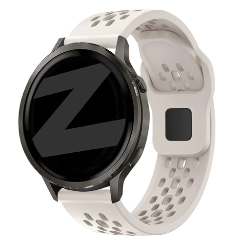 Bandz Garmin Vivomove 3 Silicone Strap 'Air' (Starlight)