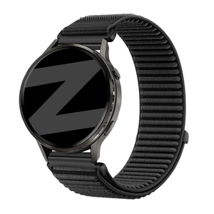 Bandz Garmin Forerunner 570 - 47mm Nylon Strap 'Wave' (Black)
