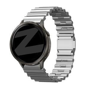 Bandz Bracelet acier premium 'Ocean' rougemi Watch 5 Active (argent)