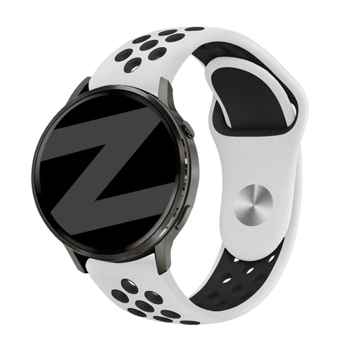 Bandz Garmin Venu 3 Sport Strap 'Deluxe' (White/Black)