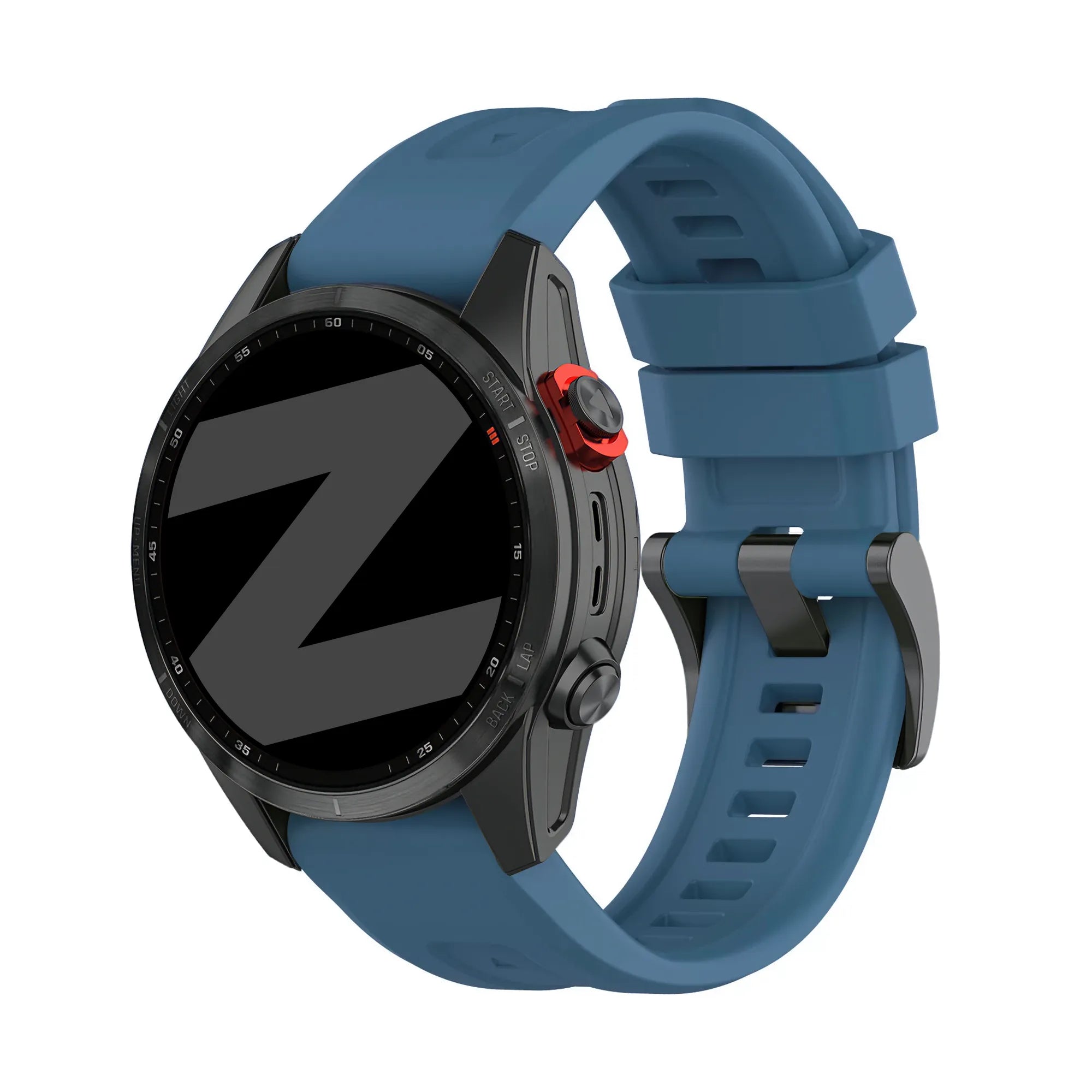 Bandz Garmin Fenix 8 Pro - 51mm Silicone Strap 'Classic' (Rock Green)