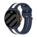 Bracelet sport double Samsung Galaxy Watch 9 - 40mm (bleu/blanc)