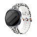 Samsung Galaxy Watch 8 Classic White Leopard Strap