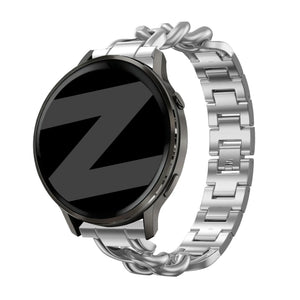 Bandz Huawei Watch GT 5 - 41mm Metal Strap 'Chains' (Silver)